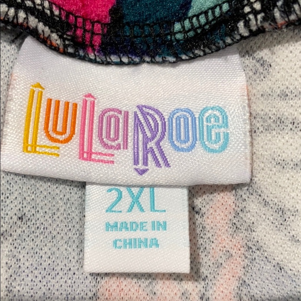 LuLaRoe Floral Cassie skirt - Picture 3 of 3